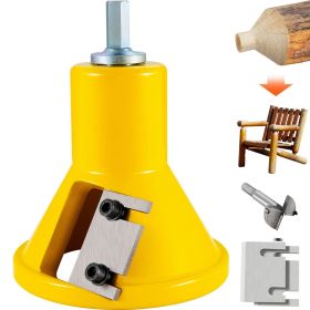 VEVOR Tenon Cutter, 1.5" / 38 mm Diameter, with Dual Straight Blades & Button Screws Home Master Kit, Premium Aluminum & Steel Log Furniture Cutt