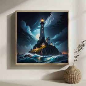 5DDIY Diamond Painting Set - Full Diamond Round Water Diamond Art (Option: Code90)