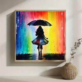 5DDIY Diamond Painting Set - Full Diamond Round Water Diamond Art (Option: Code13)